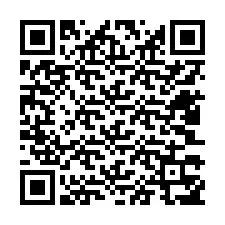 Código QR para número de teléfono +12403357038