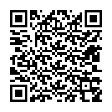 Kode QR untuk nomor Telepon +12403358405