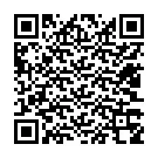 QR kód a telefonszámhoz +12403358839