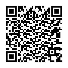 Código QR para número de teléfono +12403358881