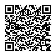 Kode QR untuk nomor Telepon +12403358969