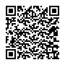 Código QR para número de teléfono +12403365311