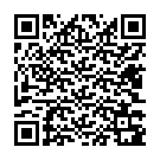 QR kód a telefonszámhoz +12403381526