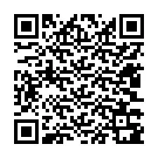 QR Code สำหรับหมายเลขโทรศัพท์ +12403381534