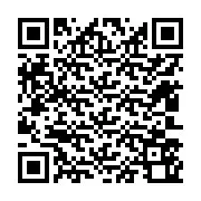 QR kód a telefonszámhoz +12403560341