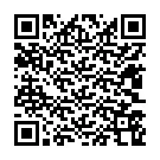 Kode QR untuk nomor Telepon +12403568130