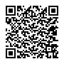 Kode QR untuk nomor Telepon +12403569878