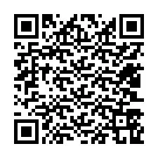 Codice QR per il numero di telefono +12403569879