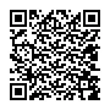 QR-Code für Telefonnummer +12403586798