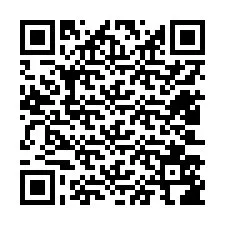 QR Code สำหรับหมายเลขโทรศัพท์ +12403586799