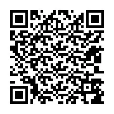 QR-code voor telefoonnummer +12403586805