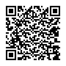 QR kód a telefonszámhoz +12403586806