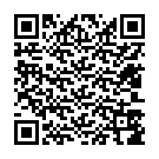 QR-код для номера телефона +12403586809