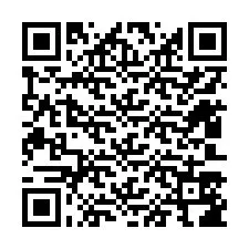 QR-code voor telefoonnummer +12403586811