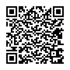 QR kód a telefonszámhoz +12403601056