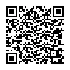 QR-code voor telefoonnummer +12403601058