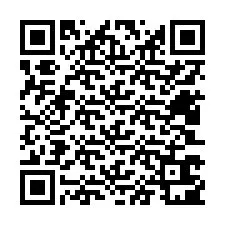 Kode QR untuk nomor Telepon +12403601063