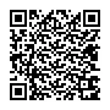 QR kód a telefonszámhoz +12403601066