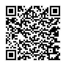 QR-koodi puhelinnumerolle +12403611168