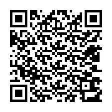 QR kód a telefonszámhoz +12403613389