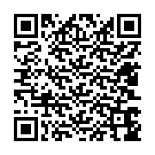 QR код за телефонен номер +12403646078