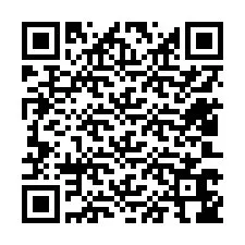 QR Code สำหรับหมายเลขโทรศัพท์ +12403646119