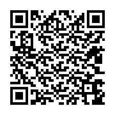 QR Code สำหรับหมายเลขโทรศัพท์ +12403646121