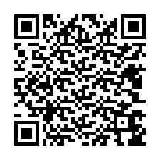 QR-код для номера телефона +12403646122