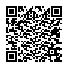 Codice QR per il numero di telefono +12403646123