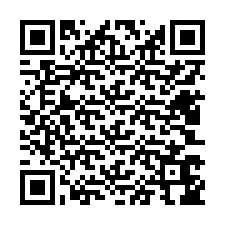 Código QR para número de teléfono +12403646126