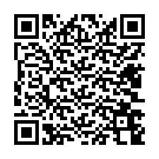 Kode QR untuk nomor Telepon +12403648736