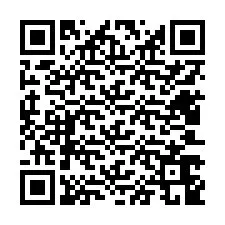 QR-код для номера телефона +12403649986