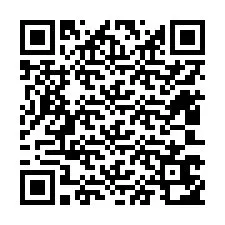 Kode QR untuk nomor Telepon +12403652101