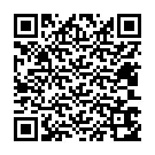 QR-код для номера телефона +12403652103