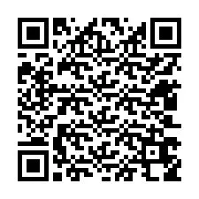 Código QR para número de telefone +12403658294