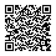 QR-код для номера телефона +12403658298