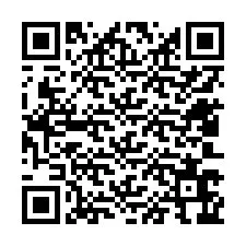 QR-kood telefoninumbri jaoks +12403666518