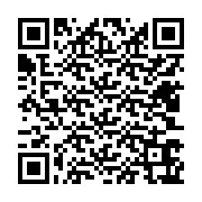 Kode QR untuk nomor Telepon +12403667026