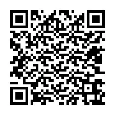 Kode QR untuk nomor Telepon +12403667029