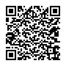 QR код за телефонен номер +12403667031