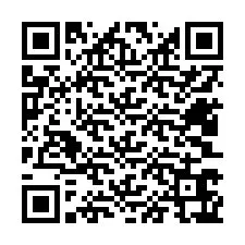 Kode QR untuk nomor Telepon +12403667033