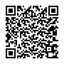 Código QR para número de telefone +12403670014