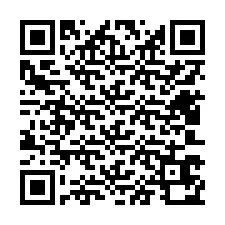 QR-Code für Telefonnummer +12403670016