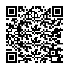 Código QR para número de teléfono +12403680098