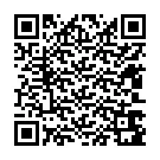 QR код за телефонен номер +12403681810