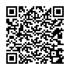 電話番号のQRコード +12403682021