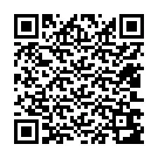 Código QR para número de teléfono +12403683249