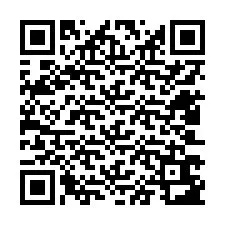 QR-код для номера телефона +12403683298