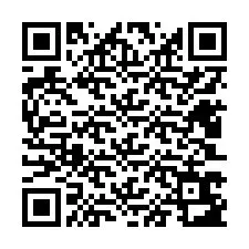 Kode QR untuk nomor Telepon +12403683462