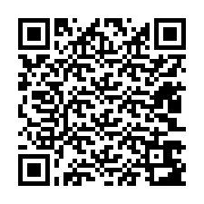 QR-код для номера телефона +12403683835